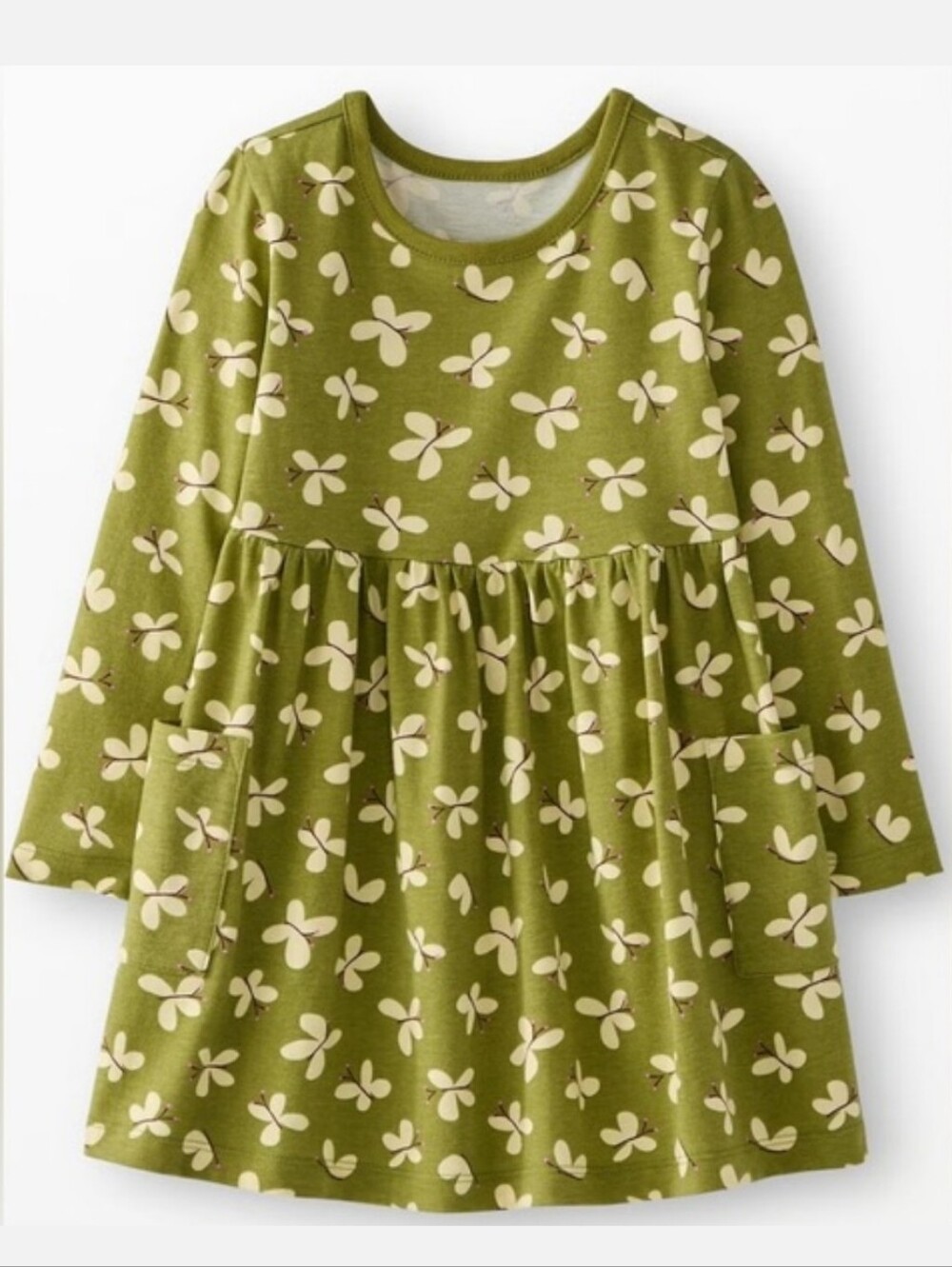 Hanna Andersson Long Sleeve Dress Butterfly